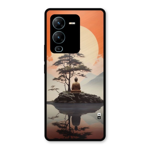 Buddha Nature Metal Back Case for Vivo V25 Pro