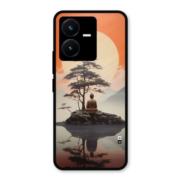 Buddha Nature Metal Back Case for Vivo Y22s