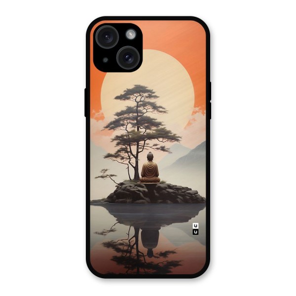 Buddha Nature Metal Back Case for iPhone 15 Plus