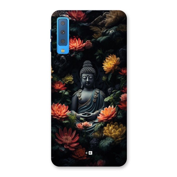 Buddha With Flower Back Case for Galaxy A7 (2018)