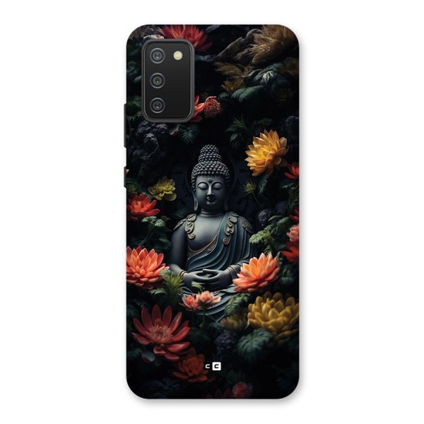 Buddha With Flower Back Case for Galaxy F02s