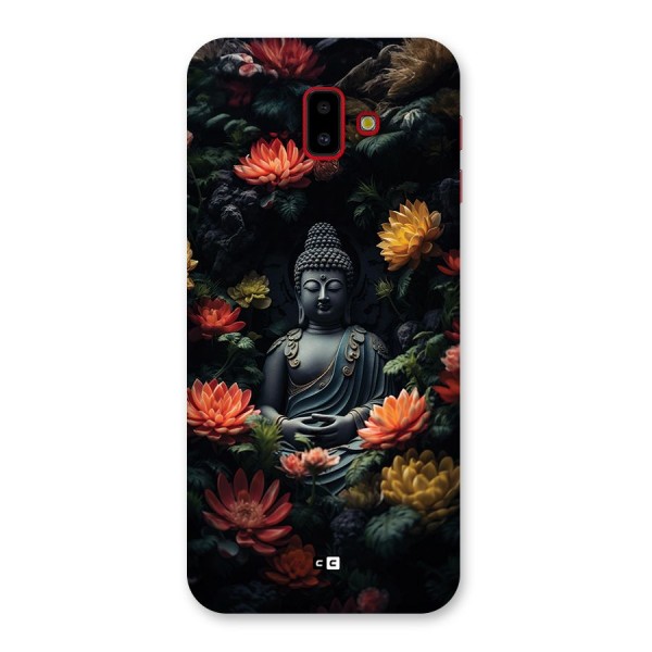 Buddha With Flower Back Case for Galaxy J6 Plus