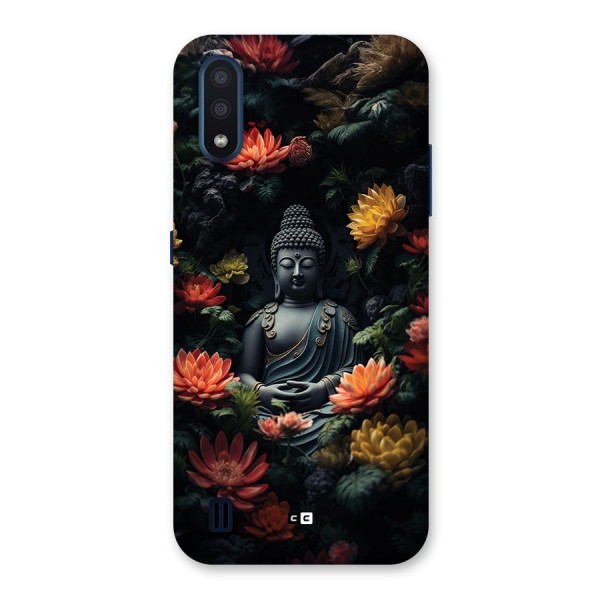 Buddha With Flower Back Case for Galaxy M01