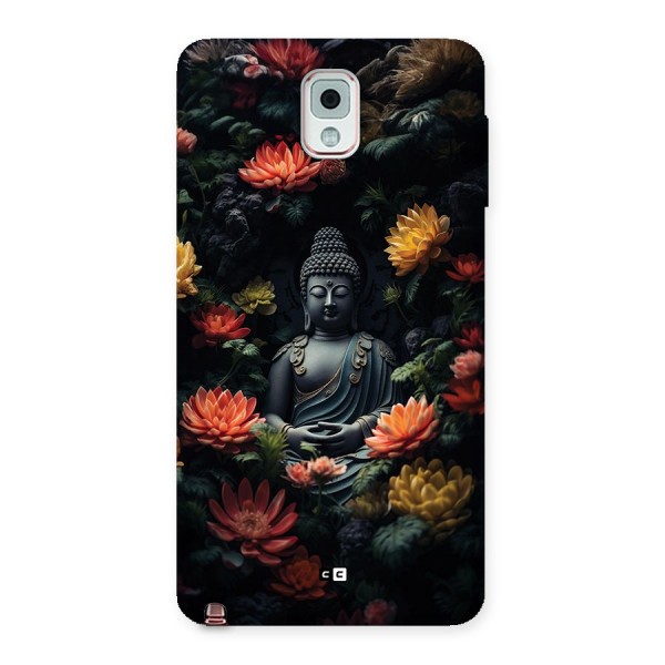 Buddha With Flower Back Case for Galaxy Note 3