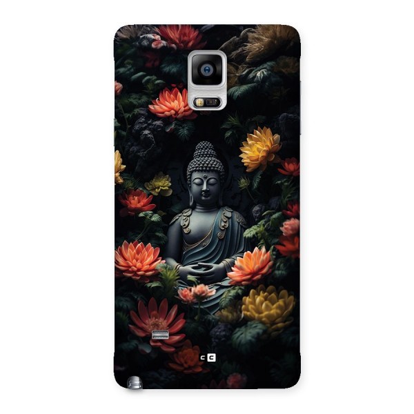 Buddha With Flower Back Case for Galaxy Note 4