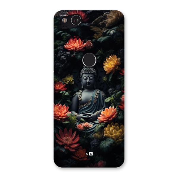 Buddha With Flower Back Case for Google Pixel 2