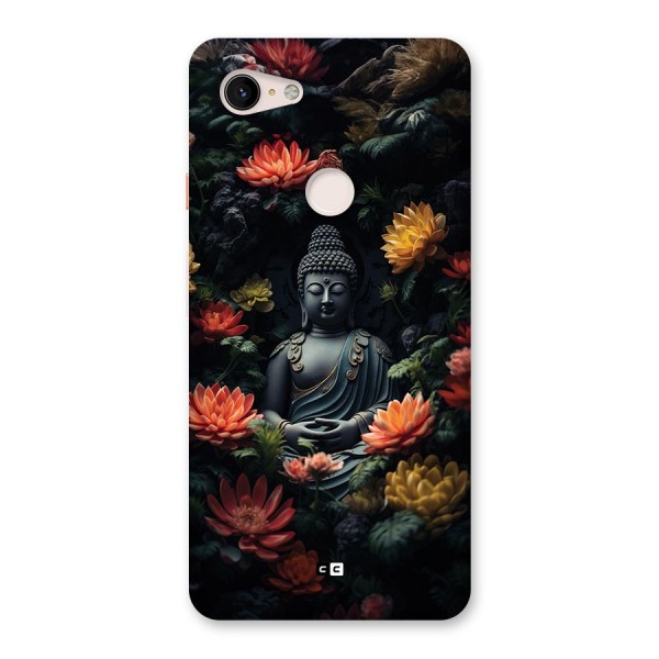 Buddha With Flower Back Case for Google Pixel 3 XL