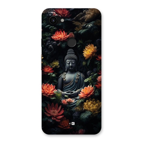 Buddha With Flower Back Case for Google Pixel 3a XL