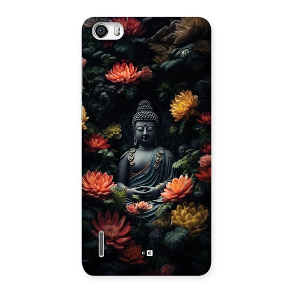 Buddha With Flower Back Case for Honor 6