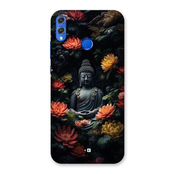Buddha With Flower Back Case for Honor 8X