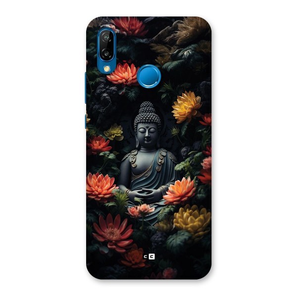 Buddha With Flower Back Case for Huawei P20 Lite