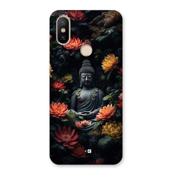 Buddha With Flower Back Case for Mi A2