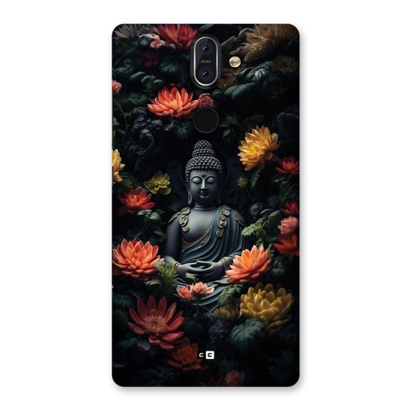 Buddha With Flower Back Case for Nokia 8 Sirocco