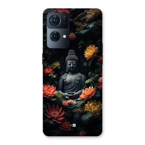 Buddha With Flower Back Case for Oppo Reno7 Pro 5G