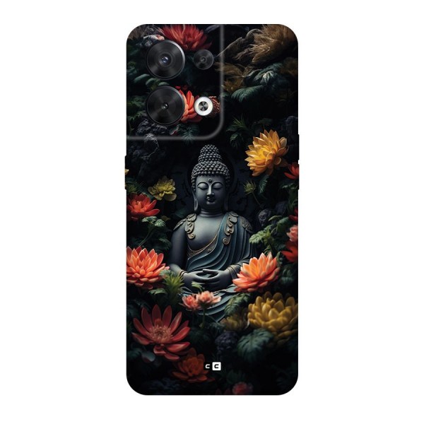 Buddha With Flower Back Case for Oppo Reno8 5G