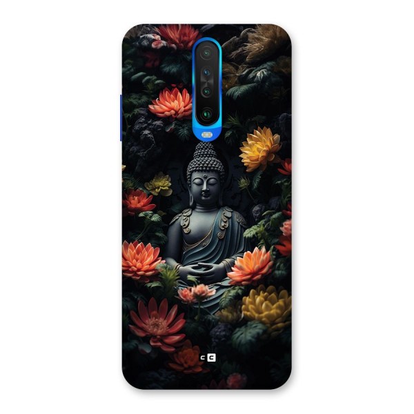 Buddha With Flower Back Case for Poco X2