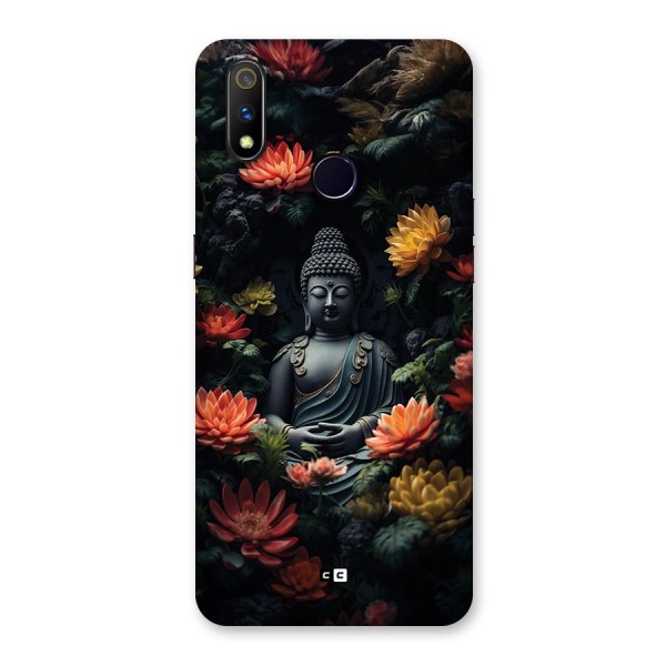 Buddha With Flower Back Case for Realme 3 Pro