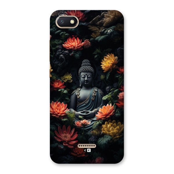 Buddha With Flower Back Case for Redmi 6A