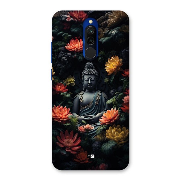 Buddha With Flower Back Case for Redmi 8