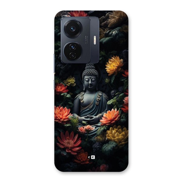 Buddha With Flower Back Case for Vivo iQOO Z6 Pro