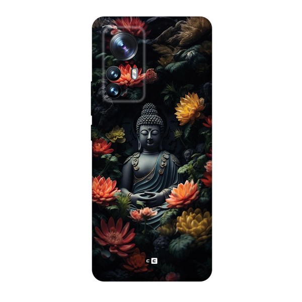 Buddha With Flower Back Case for Xiaomi 12 Pro