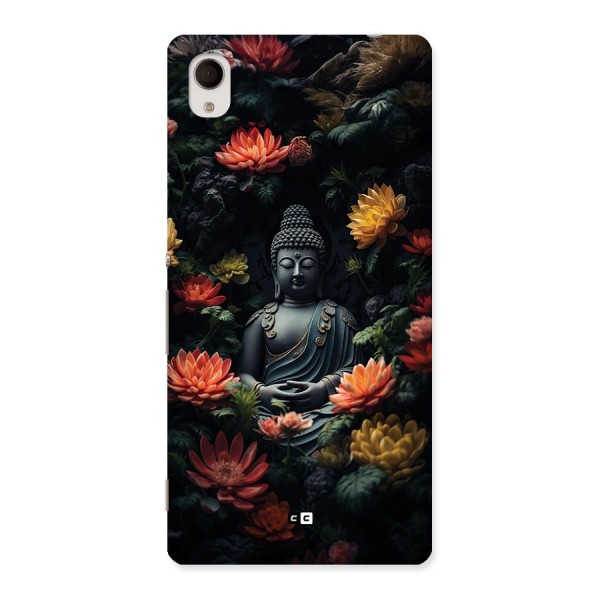 Buddha With Flower Back Case for Xperia M4 Aqua