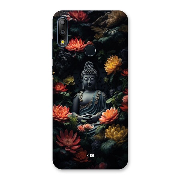 Buddha With Flower Back Case for Zenfone Max Pro M2