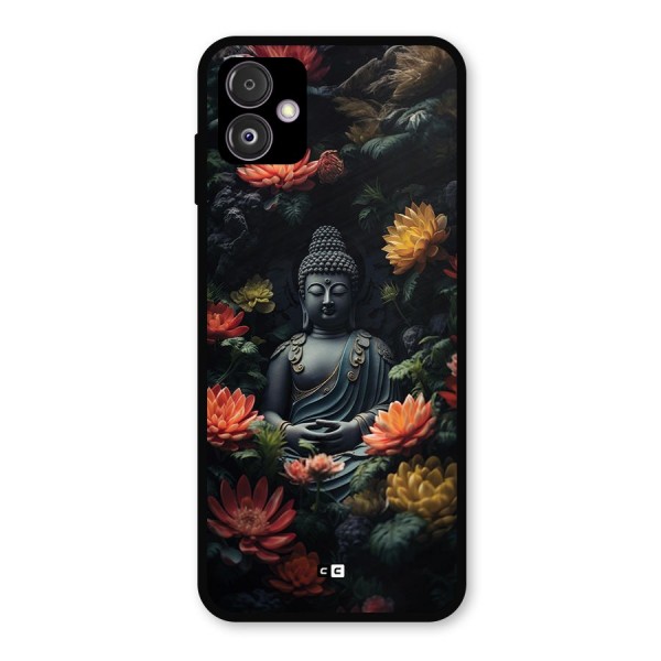 Buddha With Flower Metal Back Case for Galaxy F14