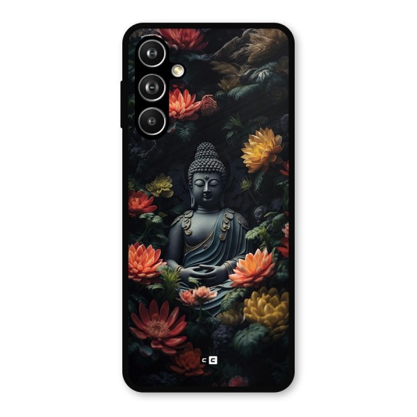 Buddha With Flower Metal Back Case for Galaxy F54