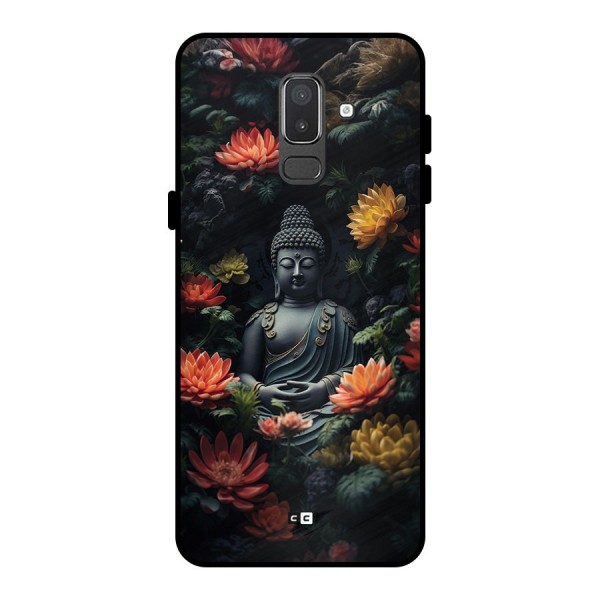 Buddha With Flower Metal Back Case for Galaxy On8 (2018)