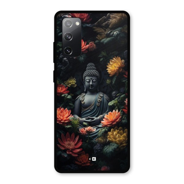 Buddha With Flower Metal Back Case for Galaxy S20 FE