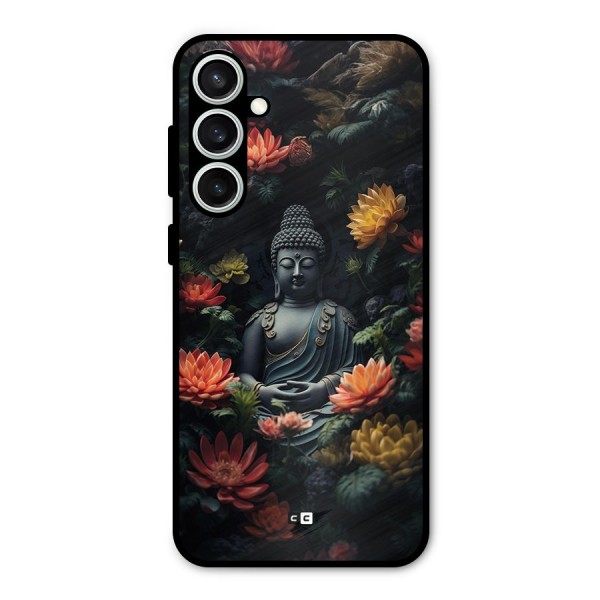 Buddha With Flower Metal Back Case for Galaxy S23 FE