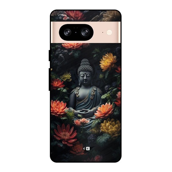 Buddha With Flower Metal Back Case for Google Pixel 8