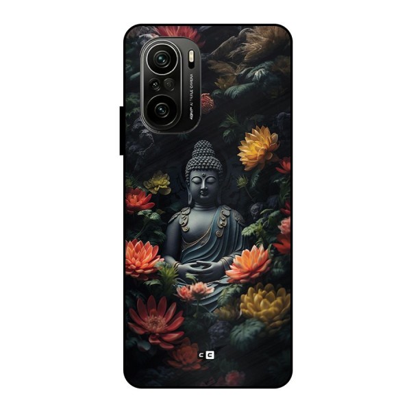 Buddha With Flower Metal Back Case for Mi 11X Pro