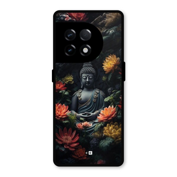 Buddha With Flower Metal Back Case for OnePlus 11R