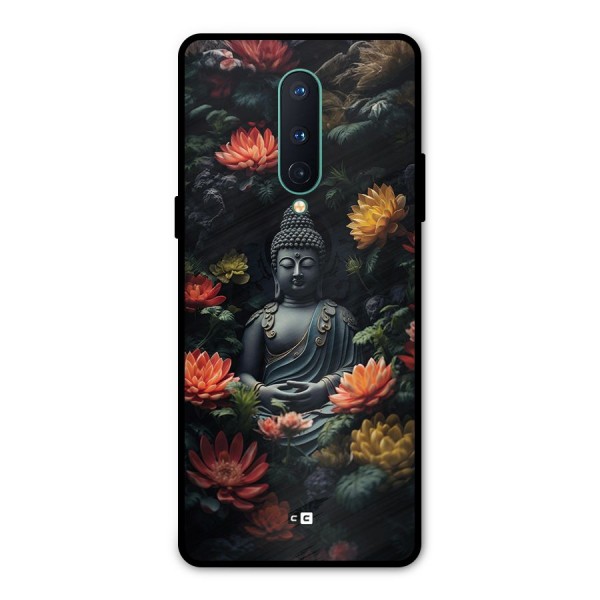 Buddha With Flower Metal Back Case for OnePlus 8