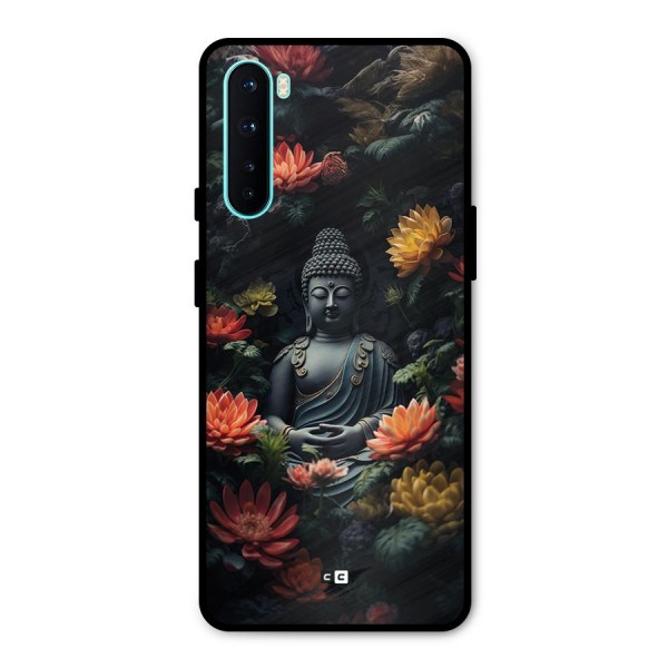 Buddha With Flower Metal Back Case for OnePlus Nord