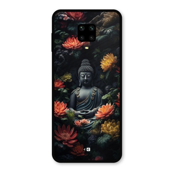 Buddha With Flower Metal Back Case for Poco M2 Pro