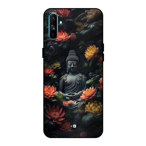 Buddha With Flower Metal Back Case for Realme C3