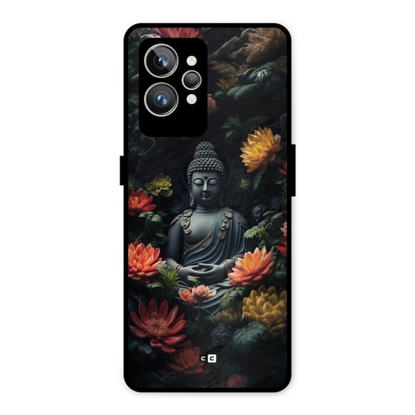 Buddha With Flower Metal Back Case for Realme GT2 Pro