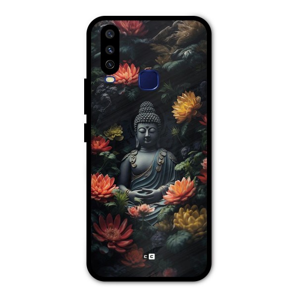 Buddha With Flower Metal Back Case for Vivo U10