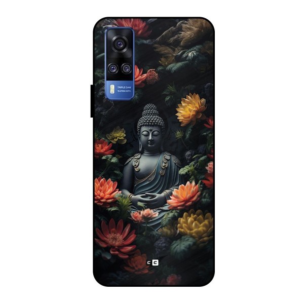 Buddha With Flower Metal Back Case for Vivo Y51