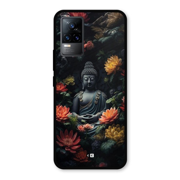 Buddha With Flower Metal Back Case for Vivo Y73