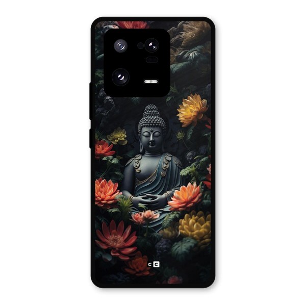 Buddha With Flower Metal Back Case for Xiaomi 13 Pro