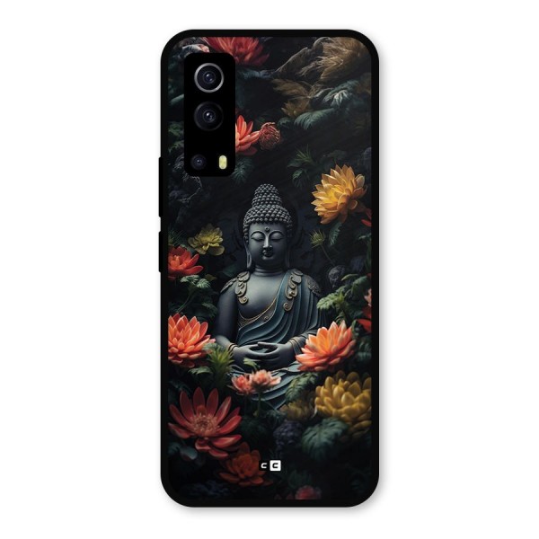 Buddha With Flower Metal Back Case for iQOO Z3