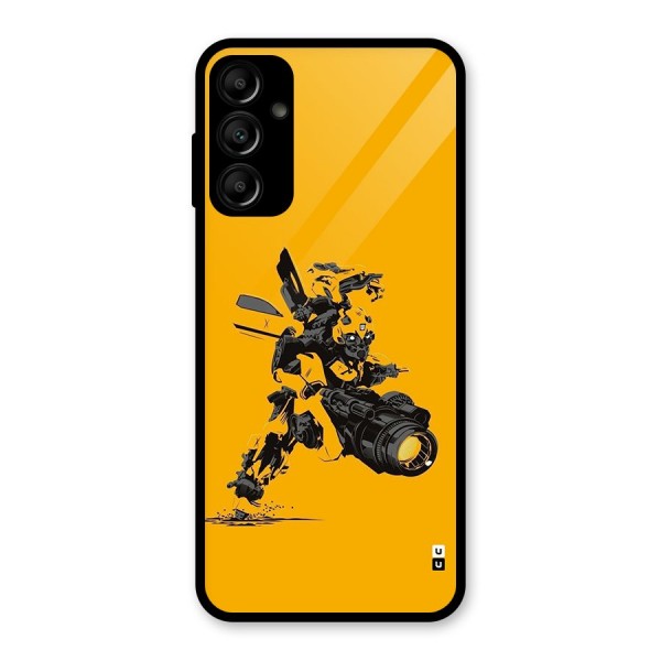 Bumblebee Glass Back Case for Galaxy A14 5G