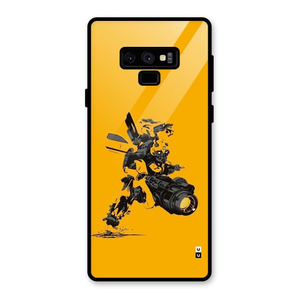 Bumblebee Glass Back Case for Galaxy Note 9