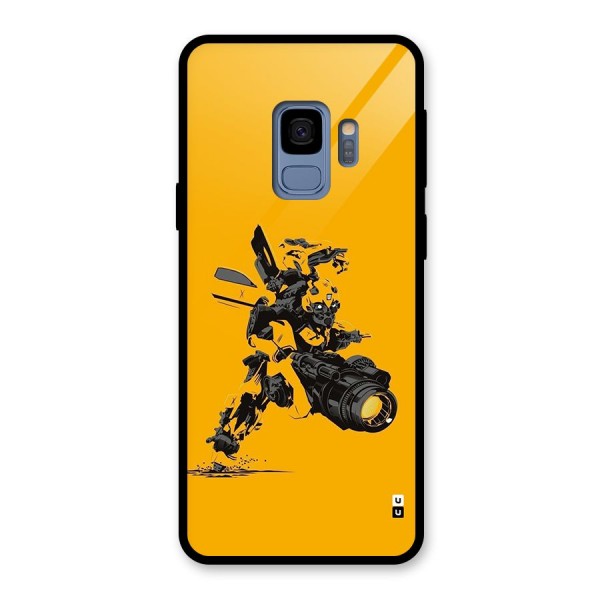 Bumblebee Glass Back Case for Galaxy S9