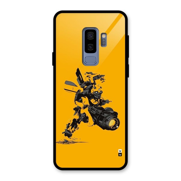 Bumblebee Glass Back Case for Galaxy S9 Plus