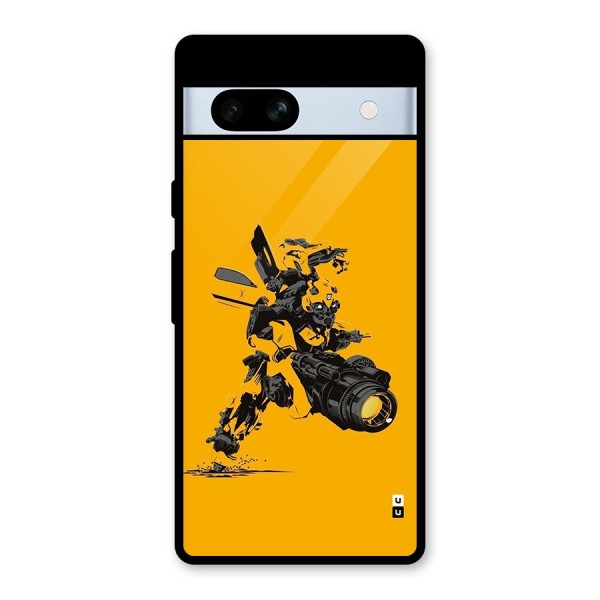 Bumblebee Glass Back Case for Google Pixel 7a